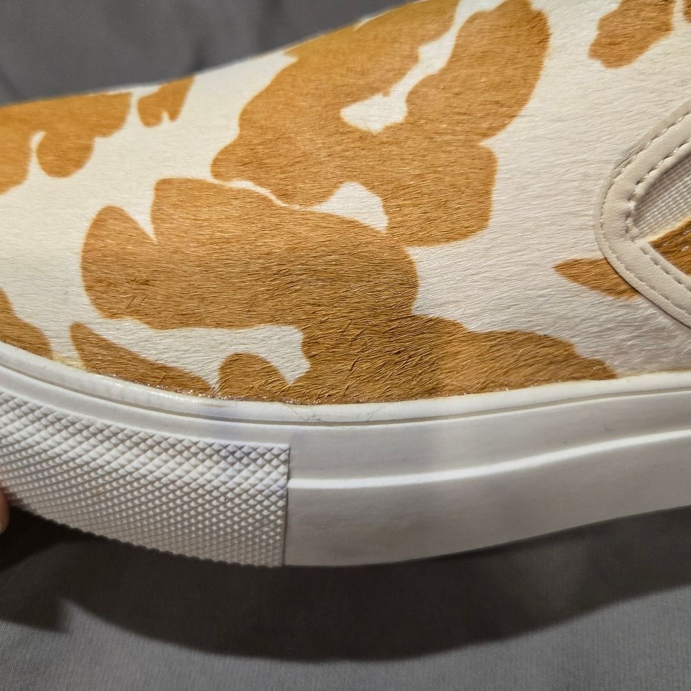 Coconuts by Matisse Tan and White Cowhide Slip-On Shoes - Picture 10 of 10